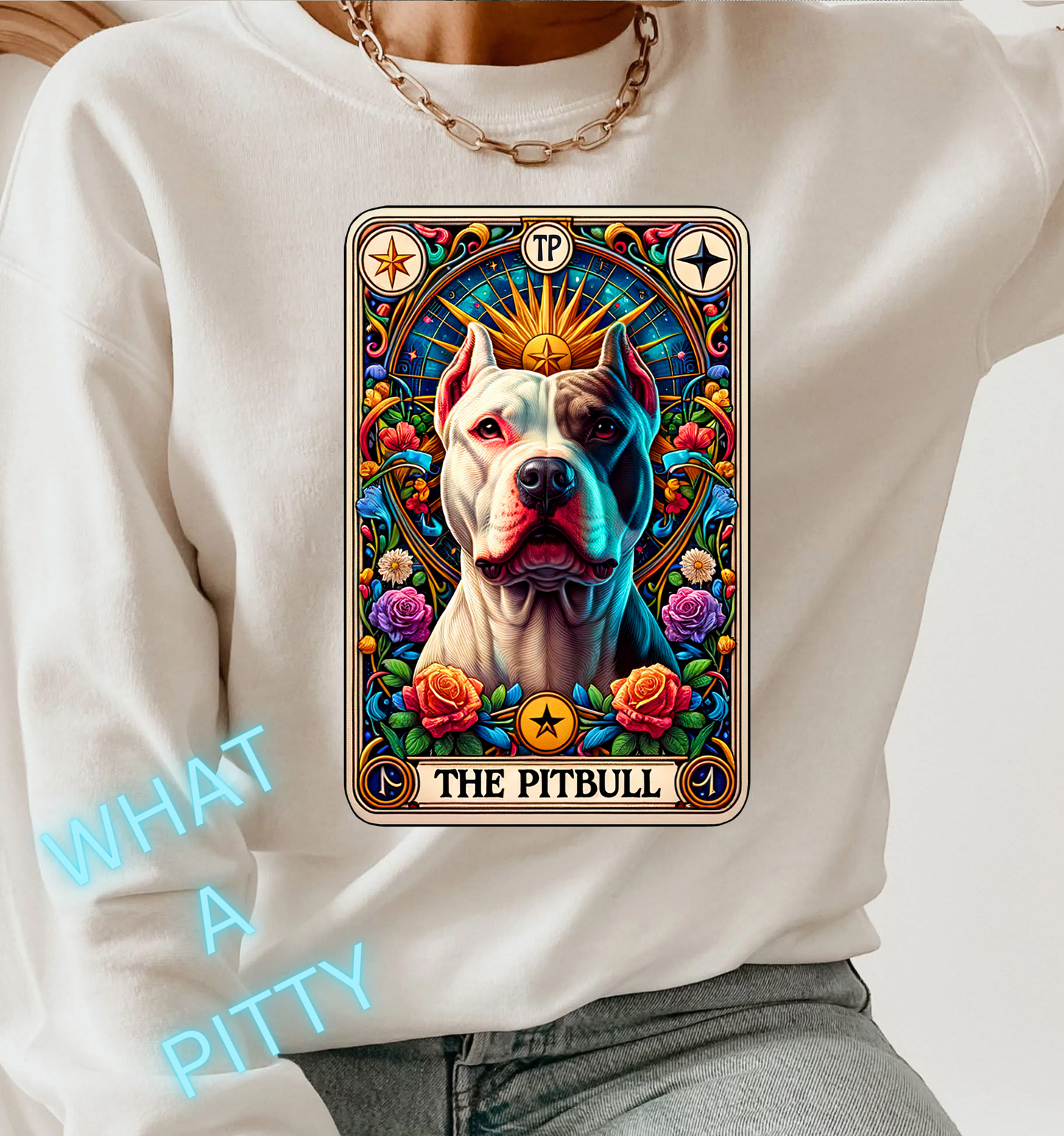 The Pit Bull Tarot Card (Full Color)