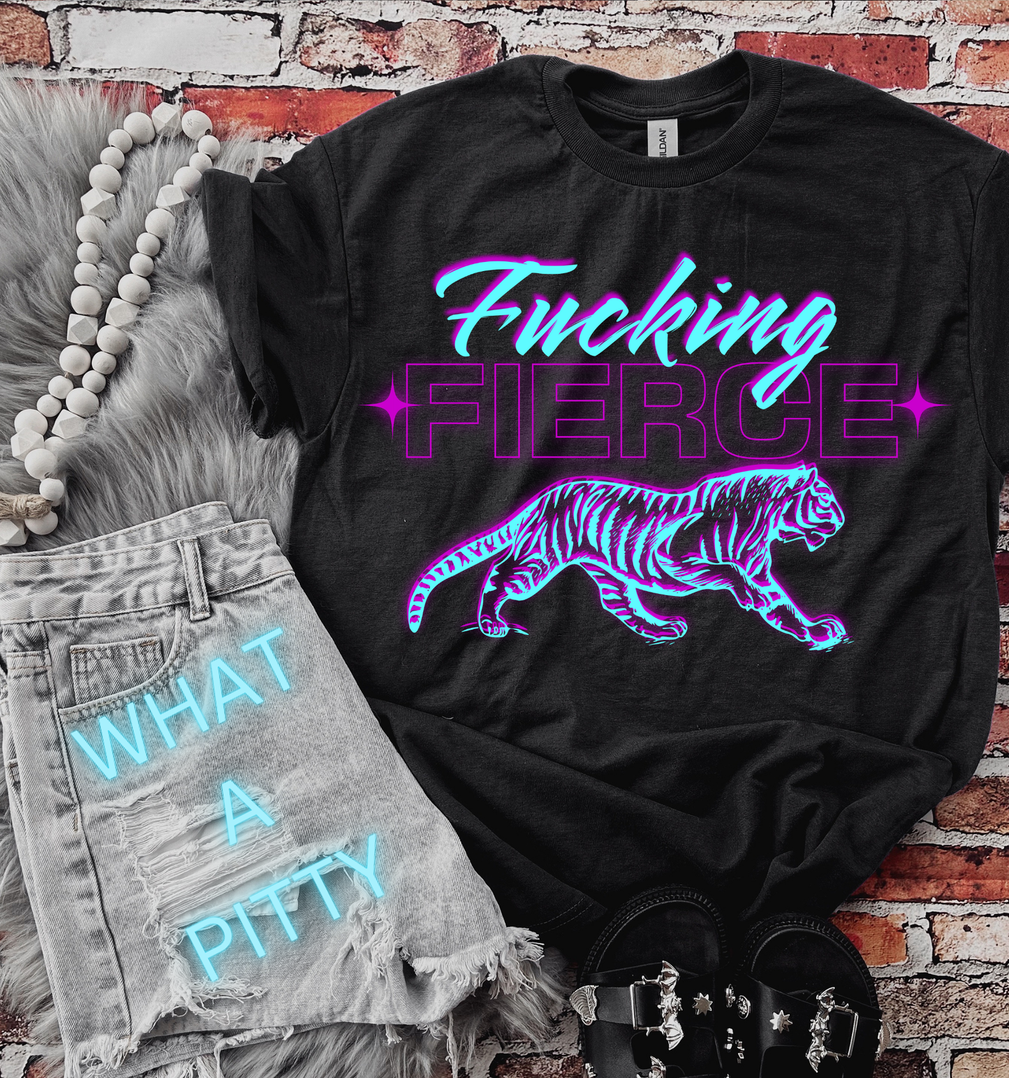 Fu@king Fierce tee