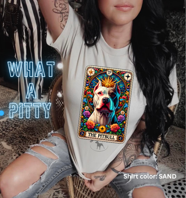 The Pit Bull Tarot Card (Full Color)