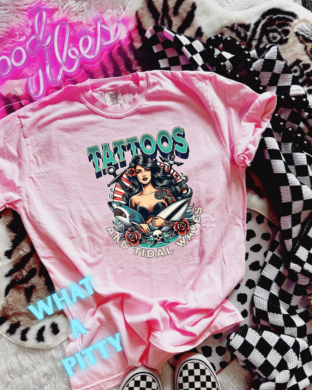Tattoos and Tidal Waves tee