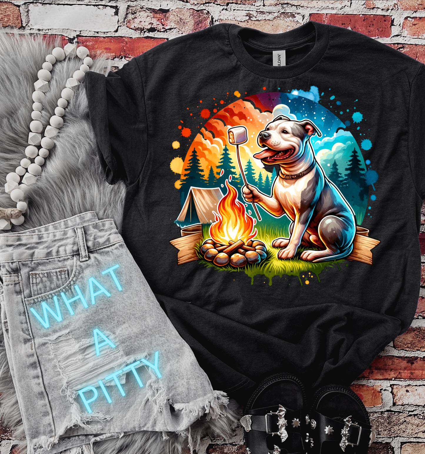 Camping Pitty tee