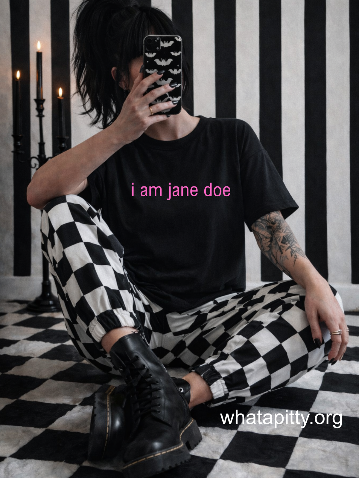 I AM JANE DOE - Simple Pink Ink