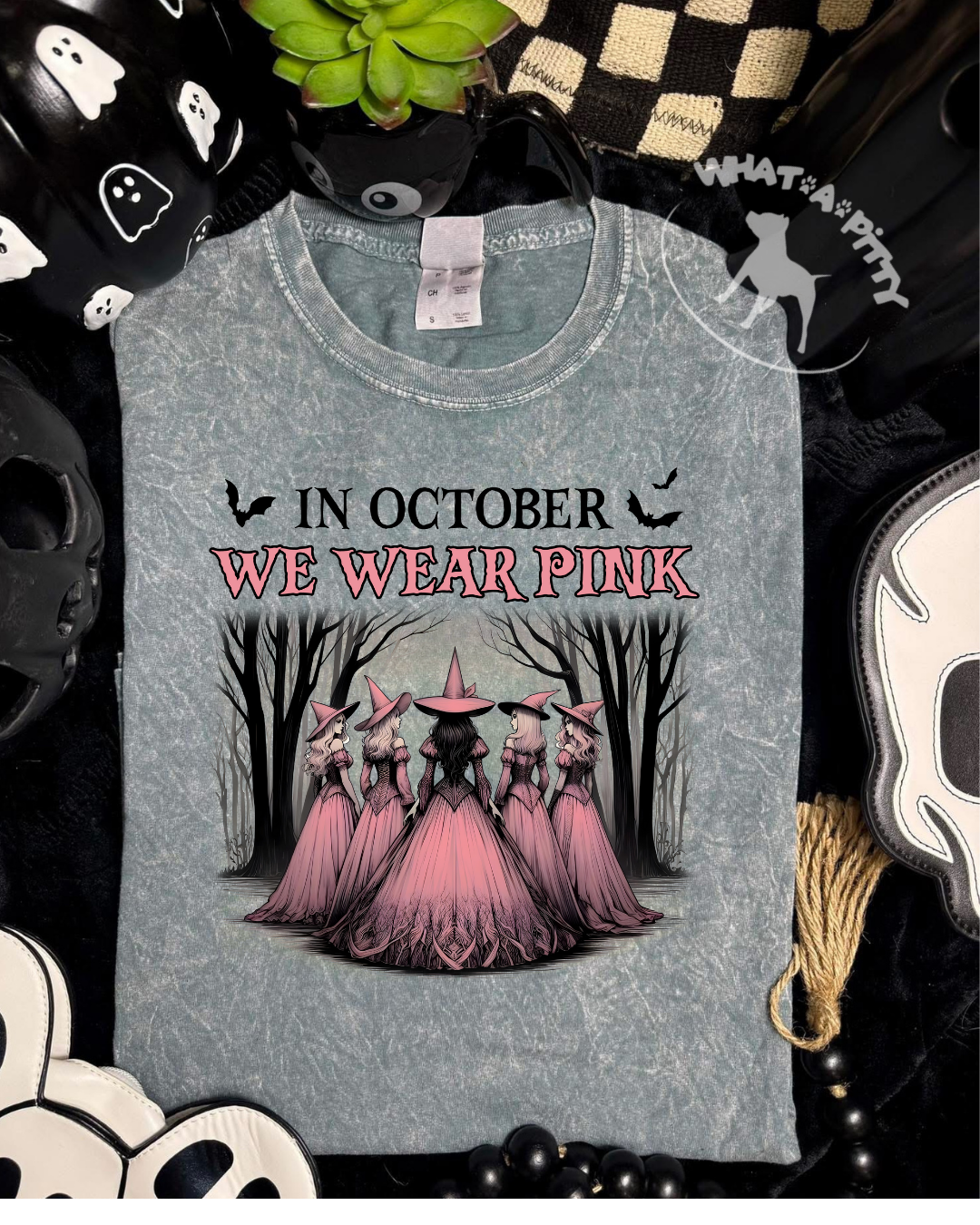 October Witches (Light Pink) tee
