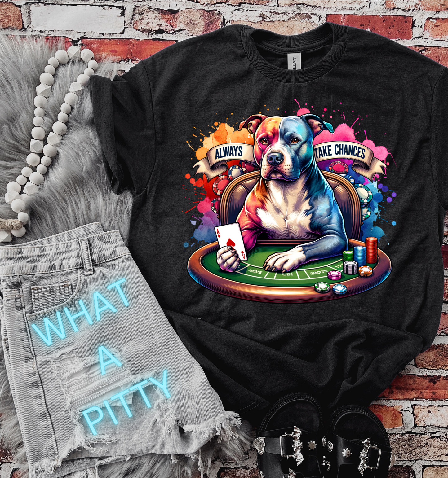 Always Take Chances Pitty tee