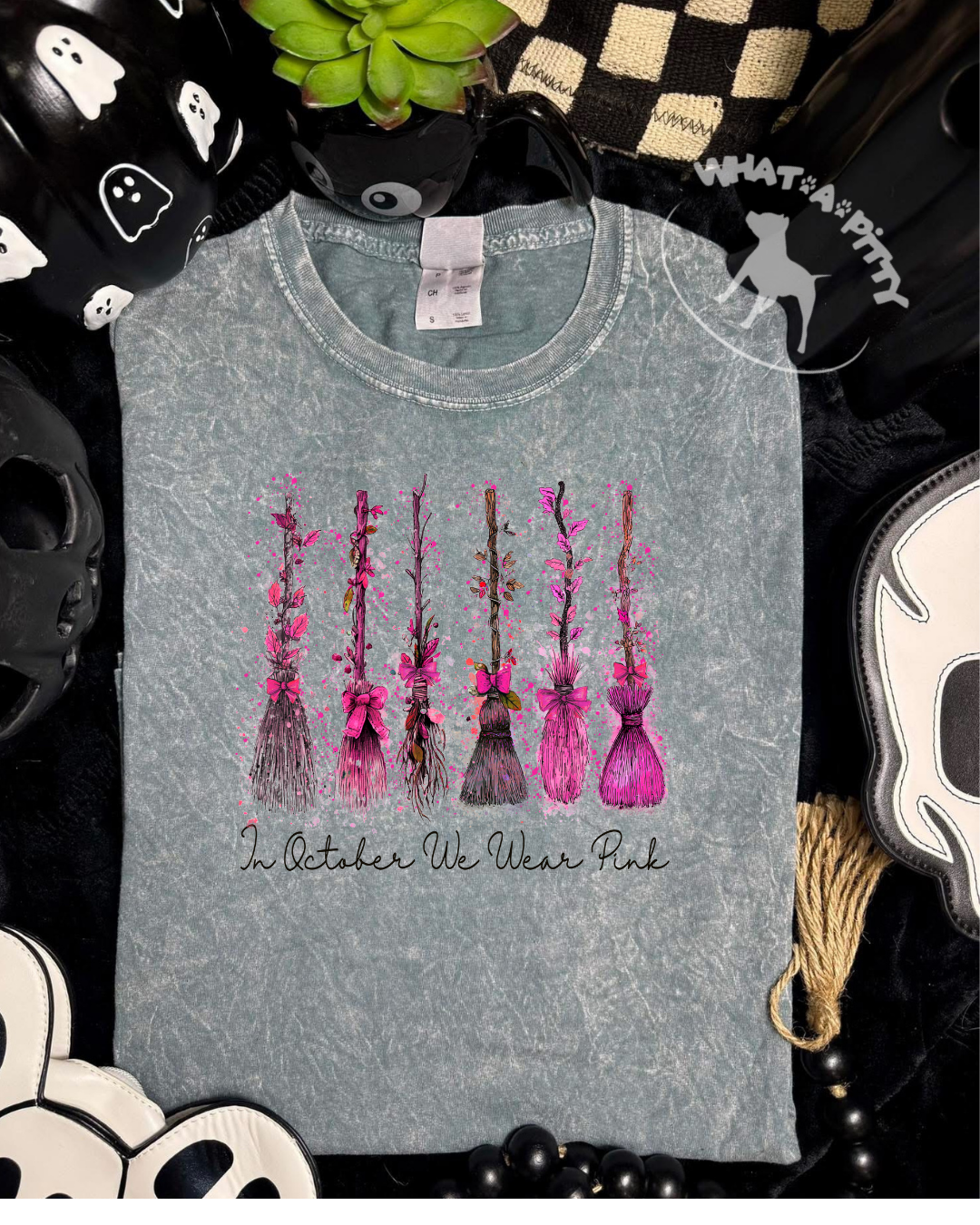 October Brooms tee