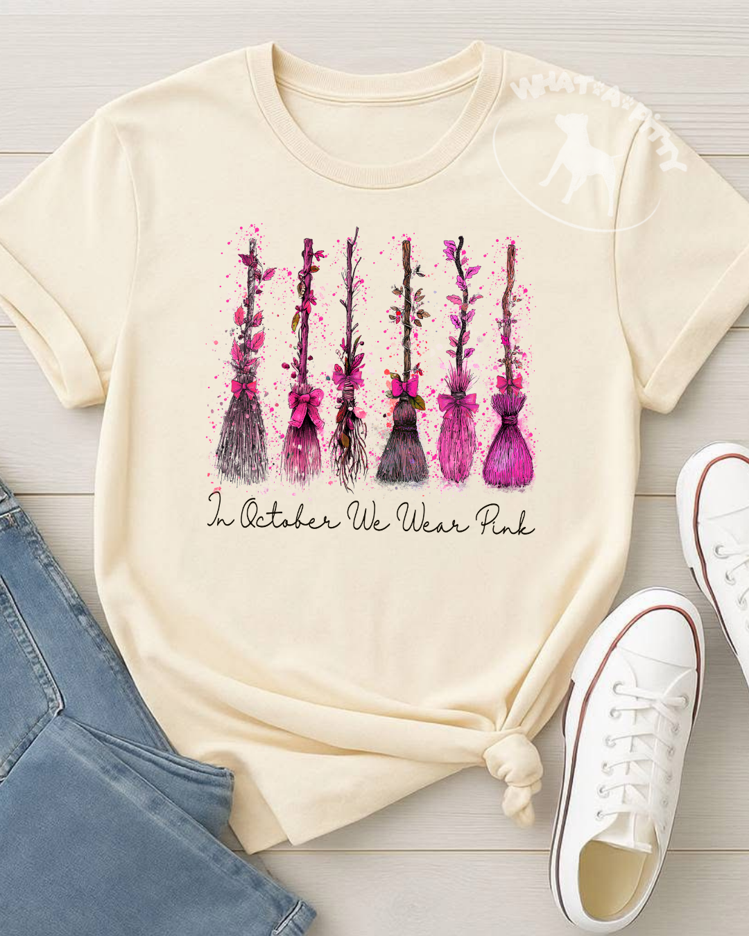 October Brooms tee