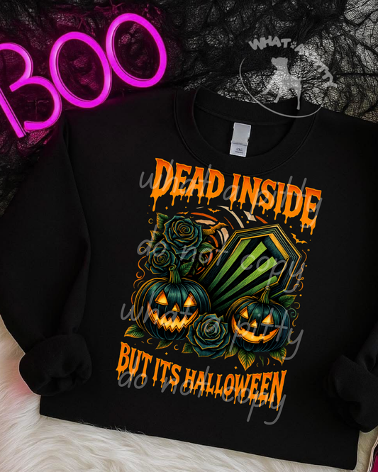Dead Inside but it's Halloween tee