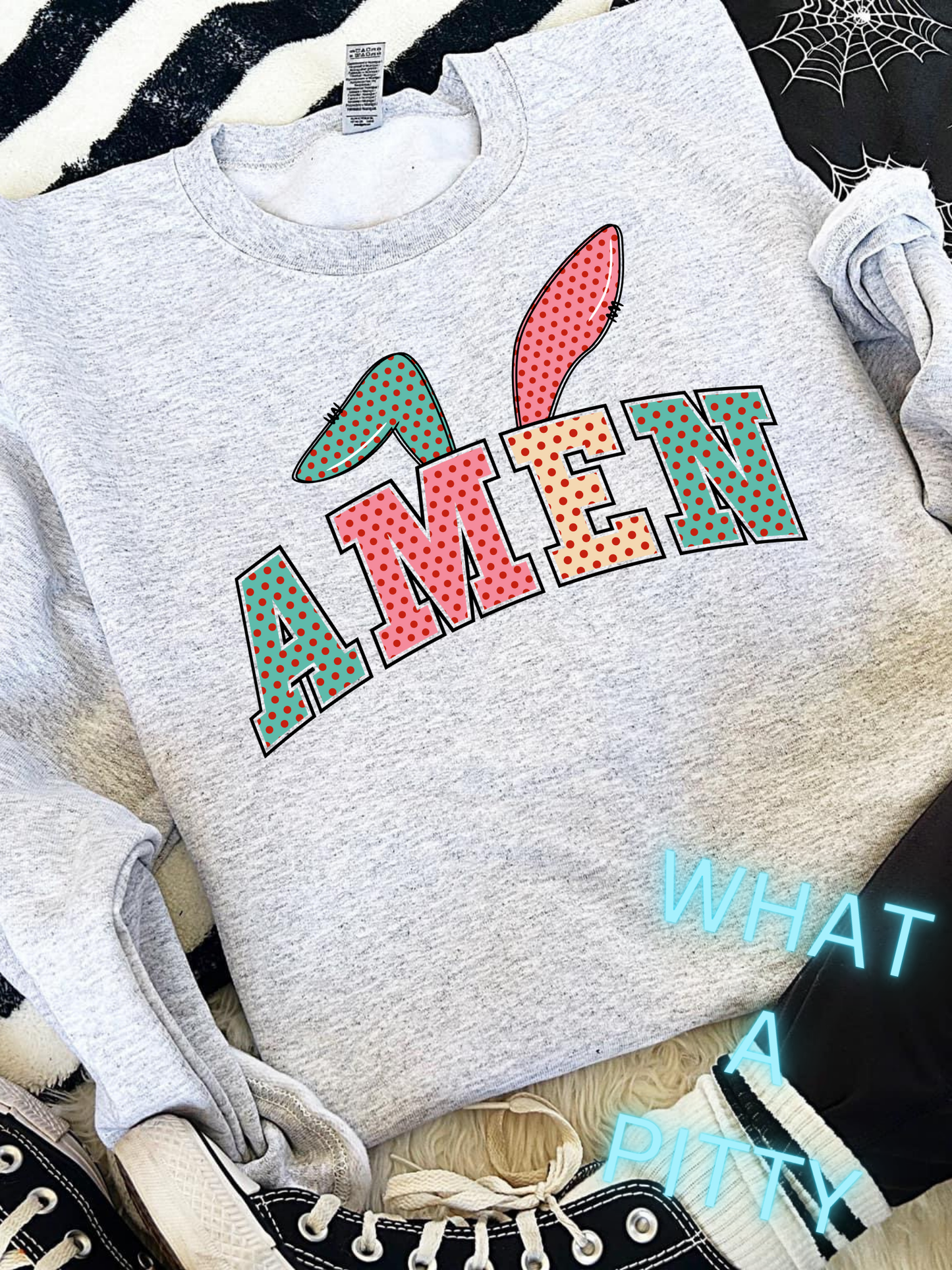 AMEN with bunny ears tee