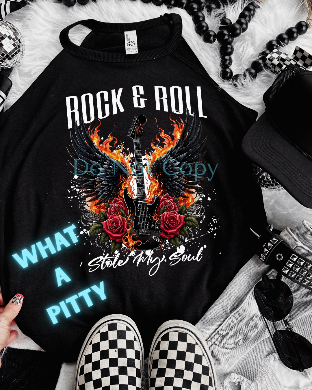 Rock & Roll stole my soul tee