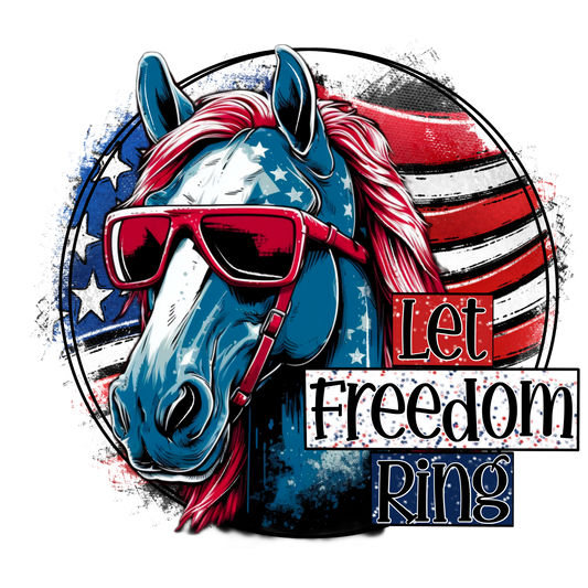 Let Freedom Ring Horse tee