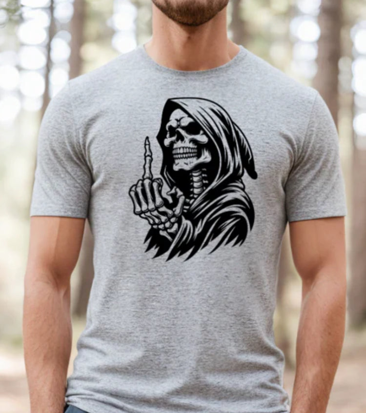 Middle Finger Skellie tee