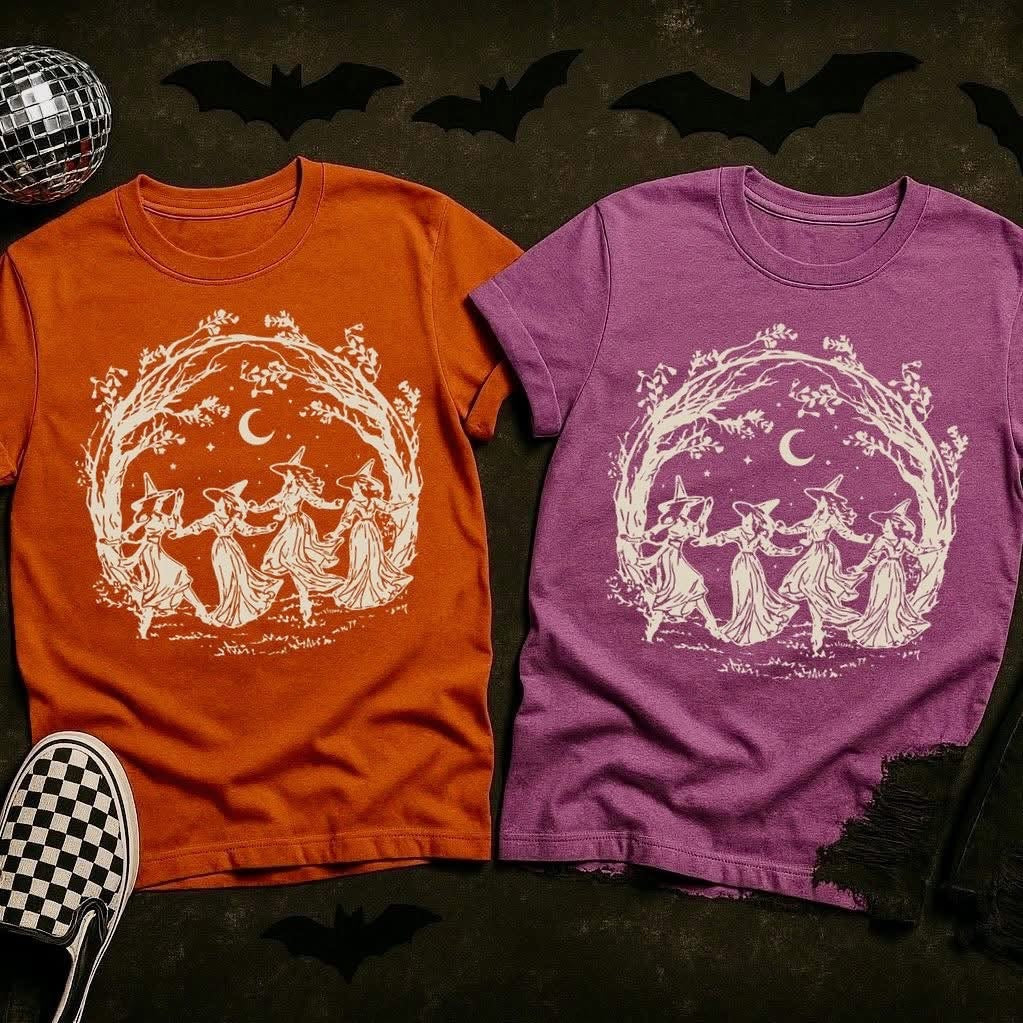 Whimisical Witches tee