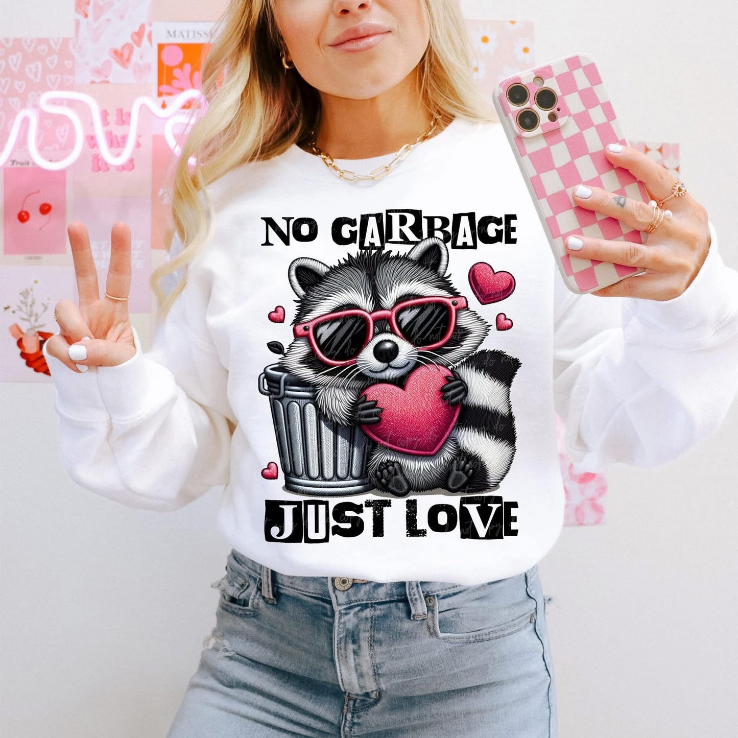 No Garbage Just Love tee