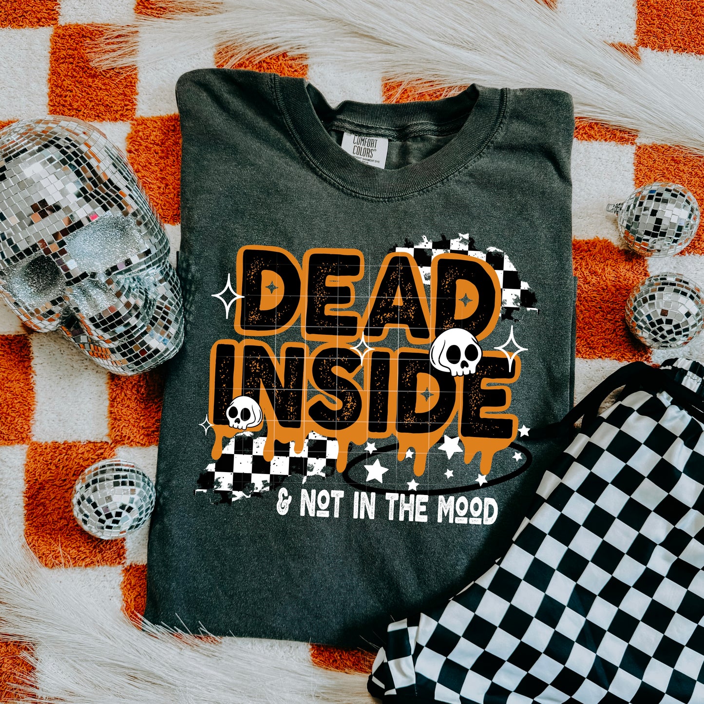 Dead Inside (White Ink) tee