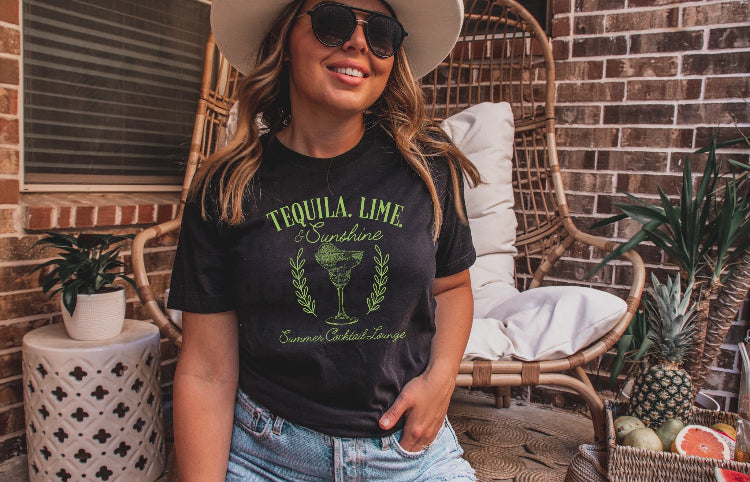 Tequila.Lime. & Sunrise tee