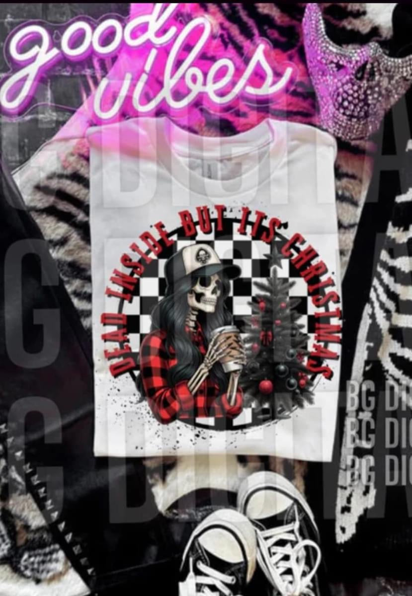 Dead Inside but it's Christmas Sweatshirt
