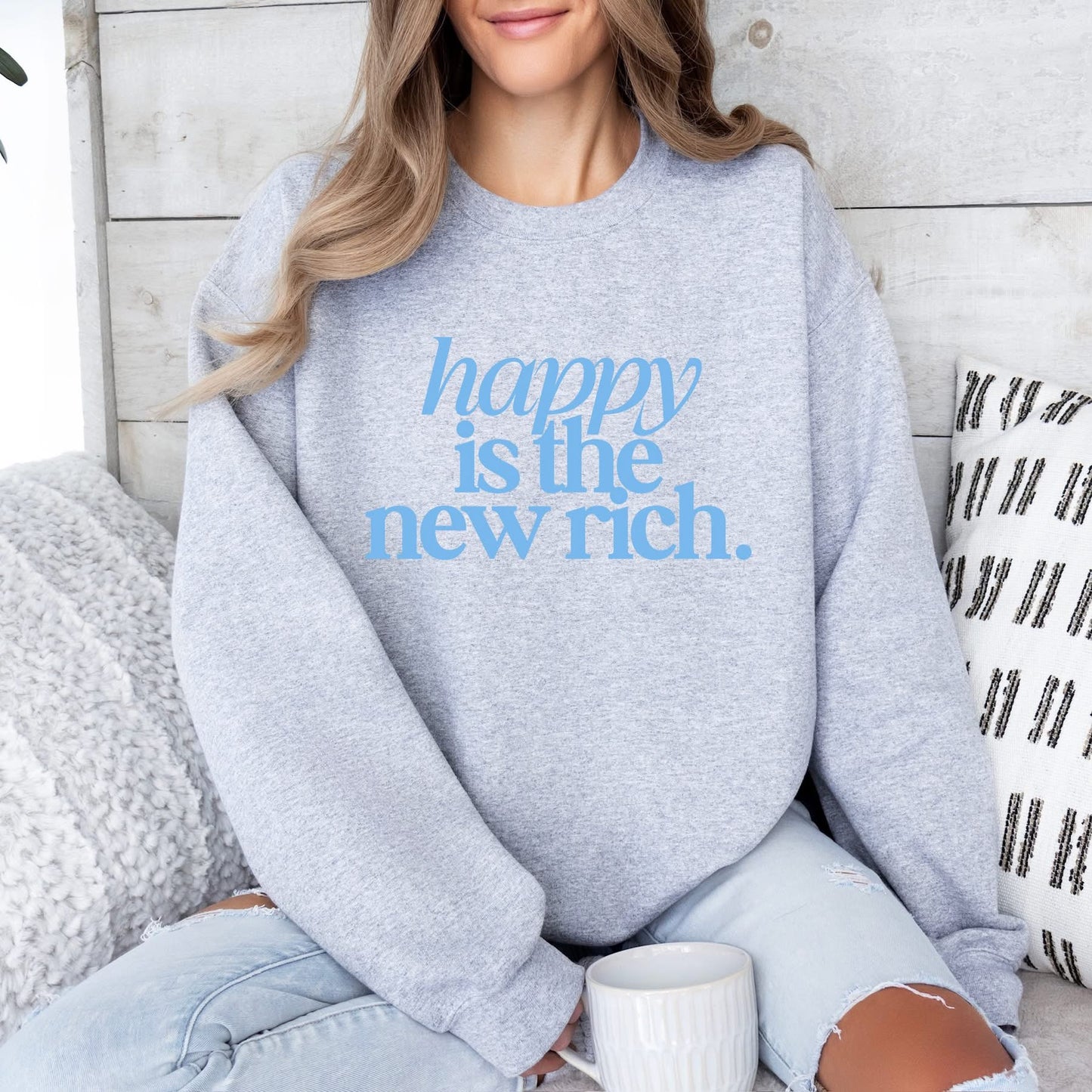 Happy is the new Rich tee