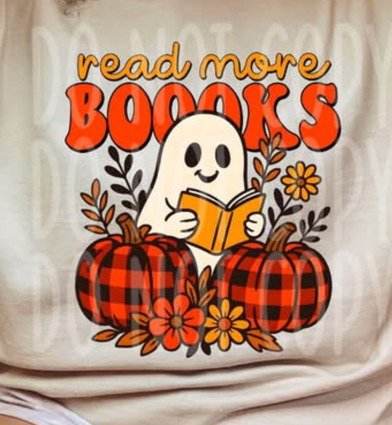 Read more books ghostie tee