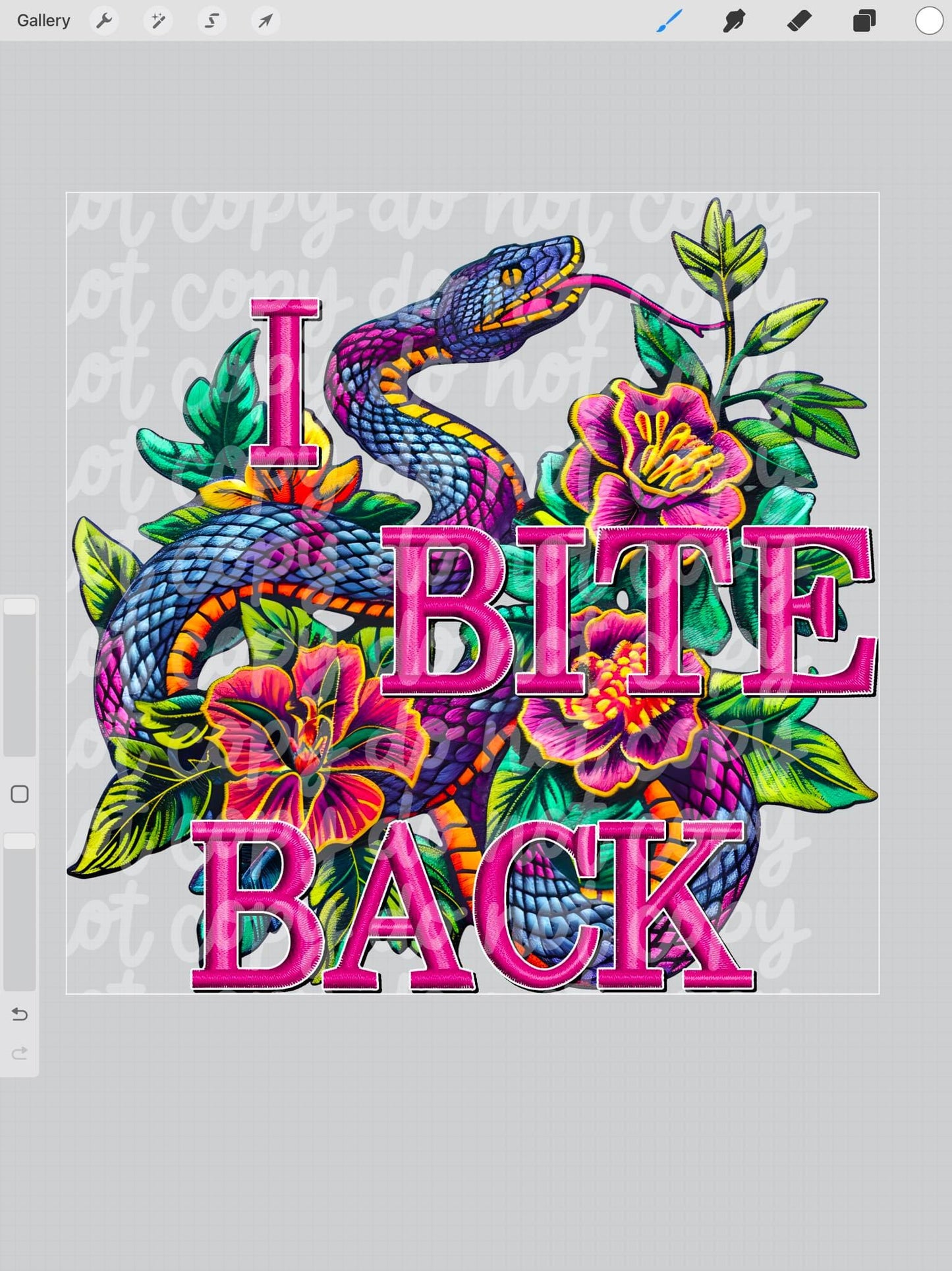 I bite back tee