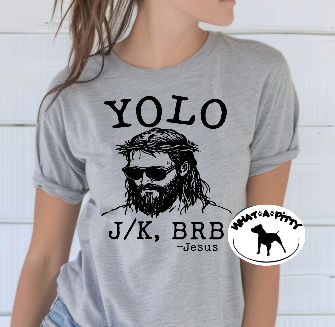 YOLO J/K BRB Jesus tee