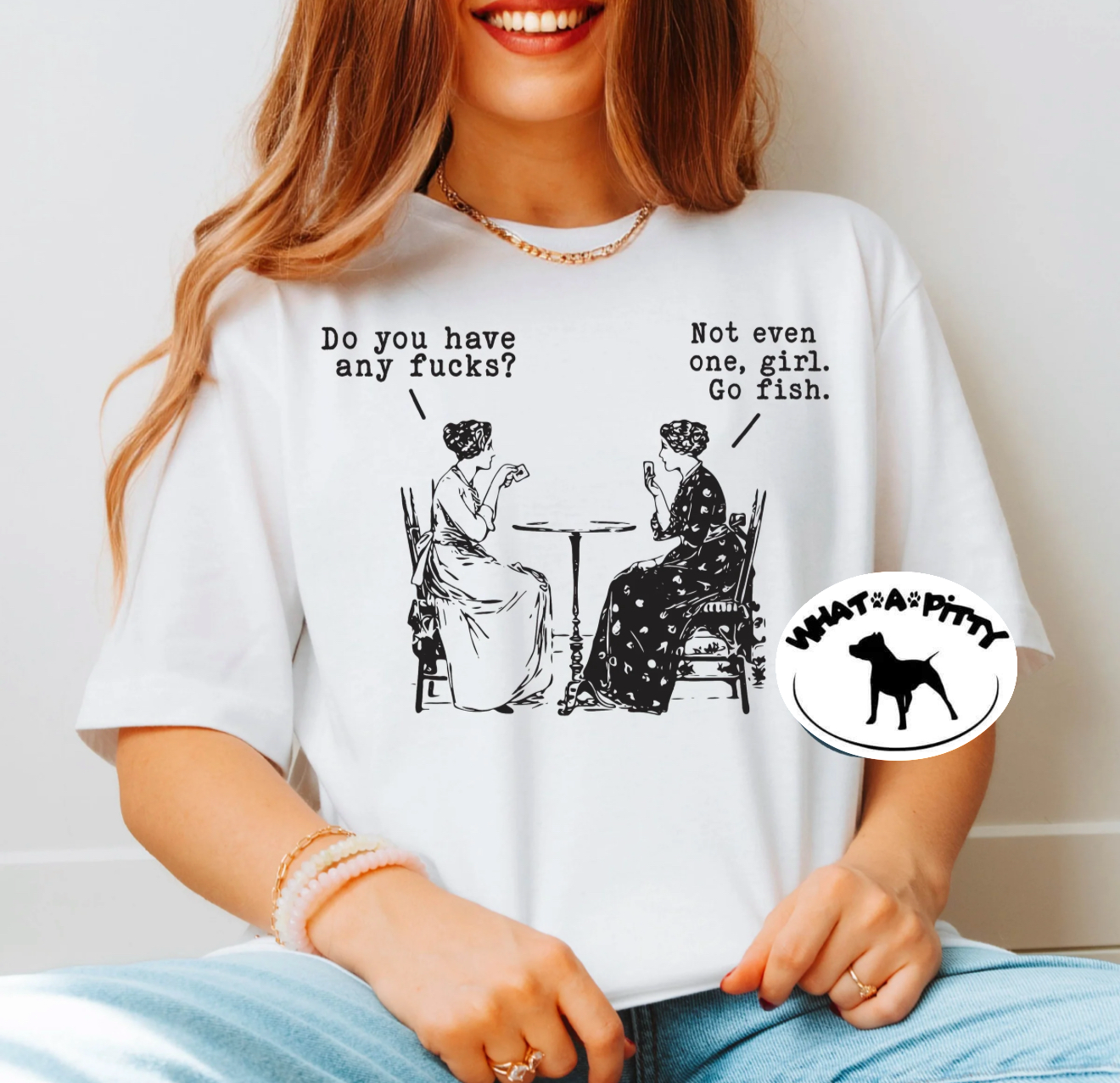 Do you have any F's? Go fish tee