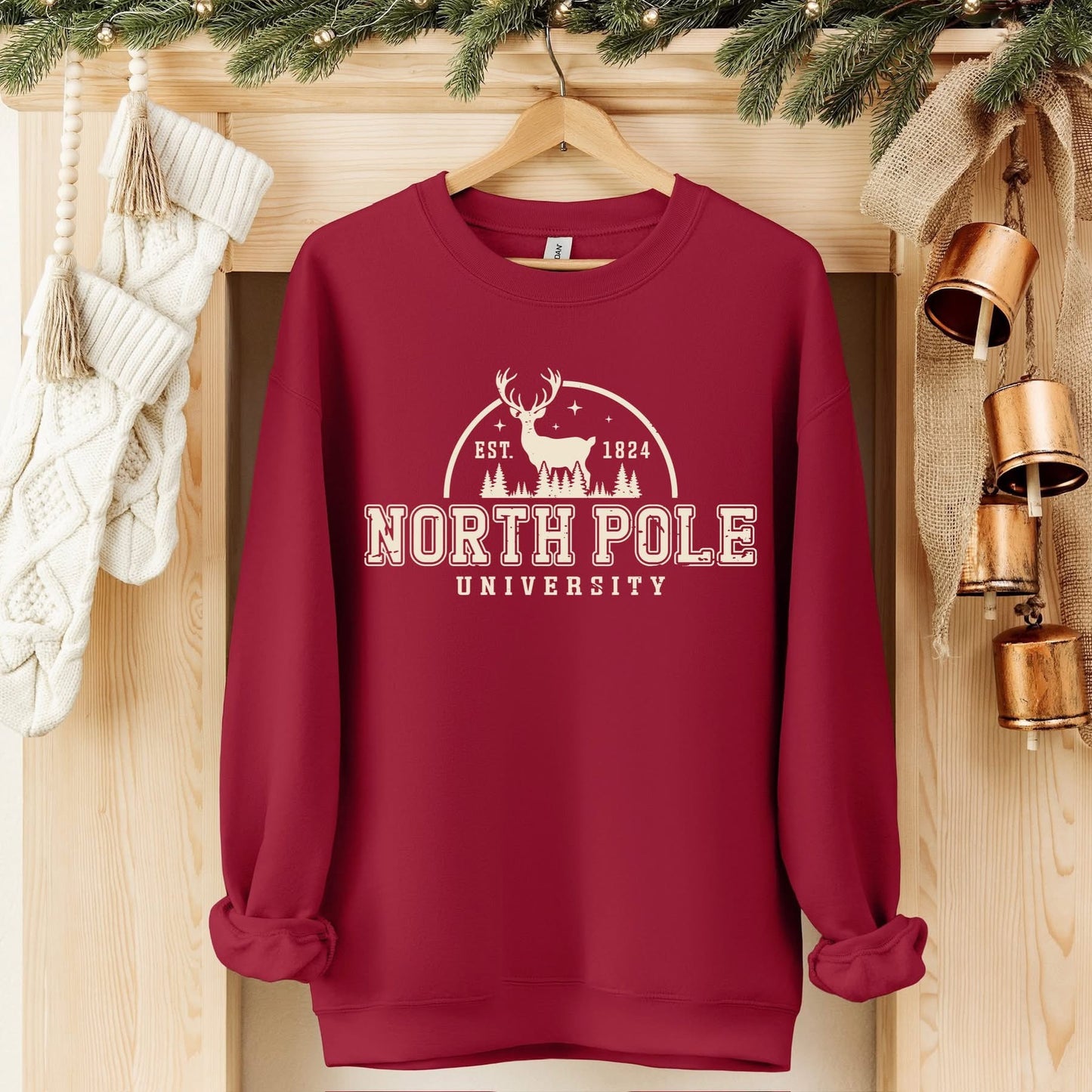 North Pole University tee