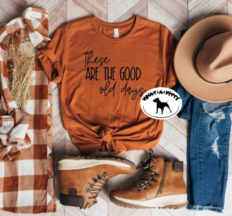 These ARE THE GOOD old days tee