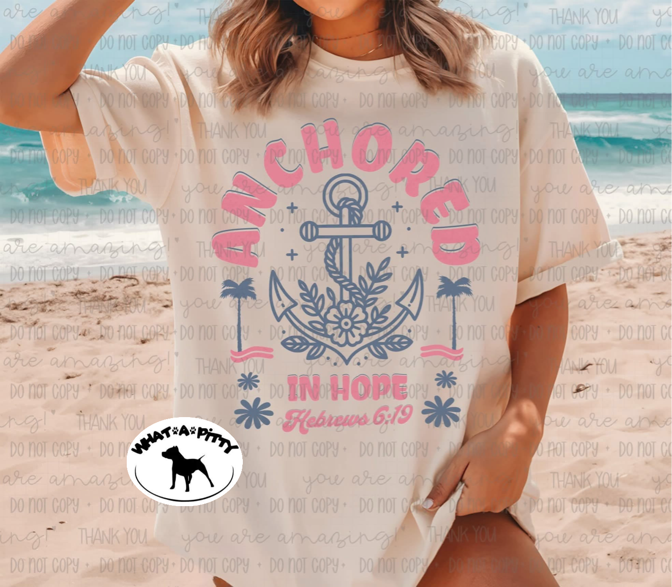 Anchored in Hope tee