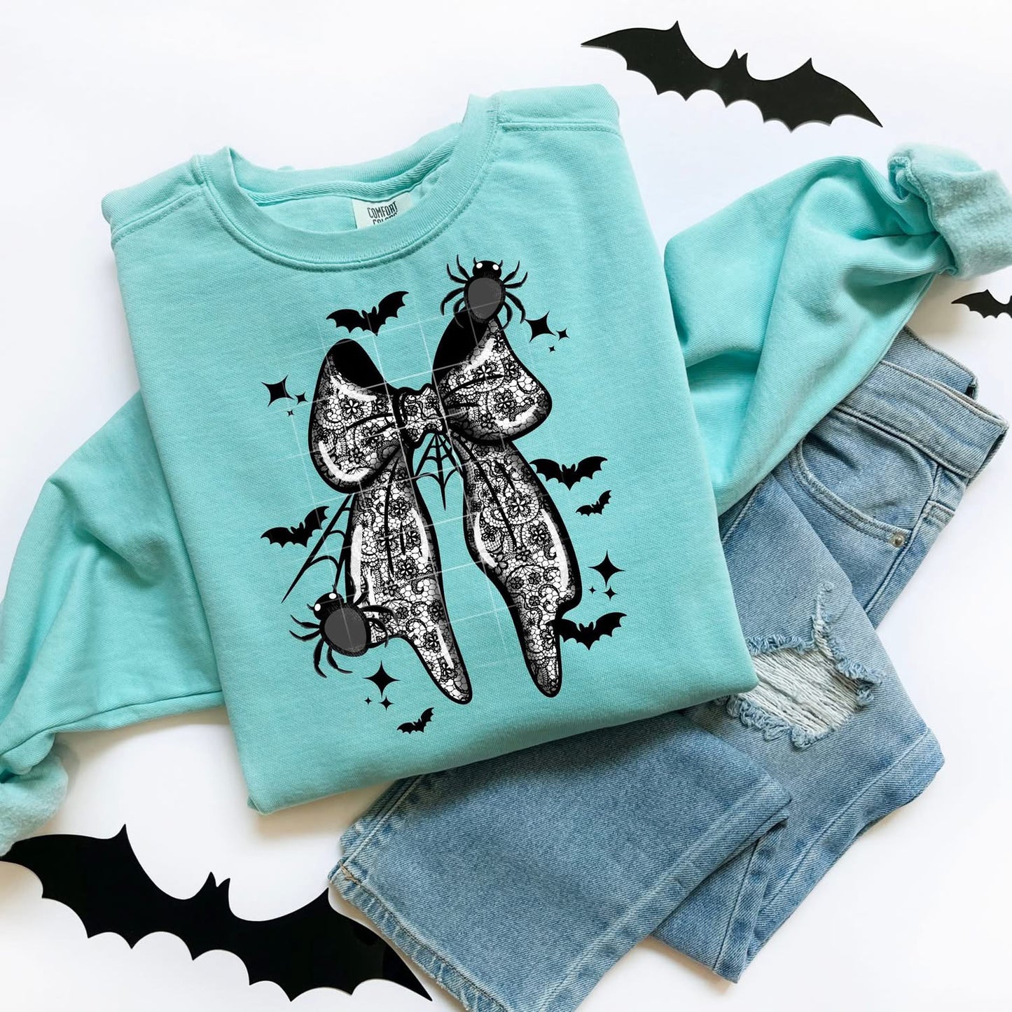 Spiderweb Lace Bow tee