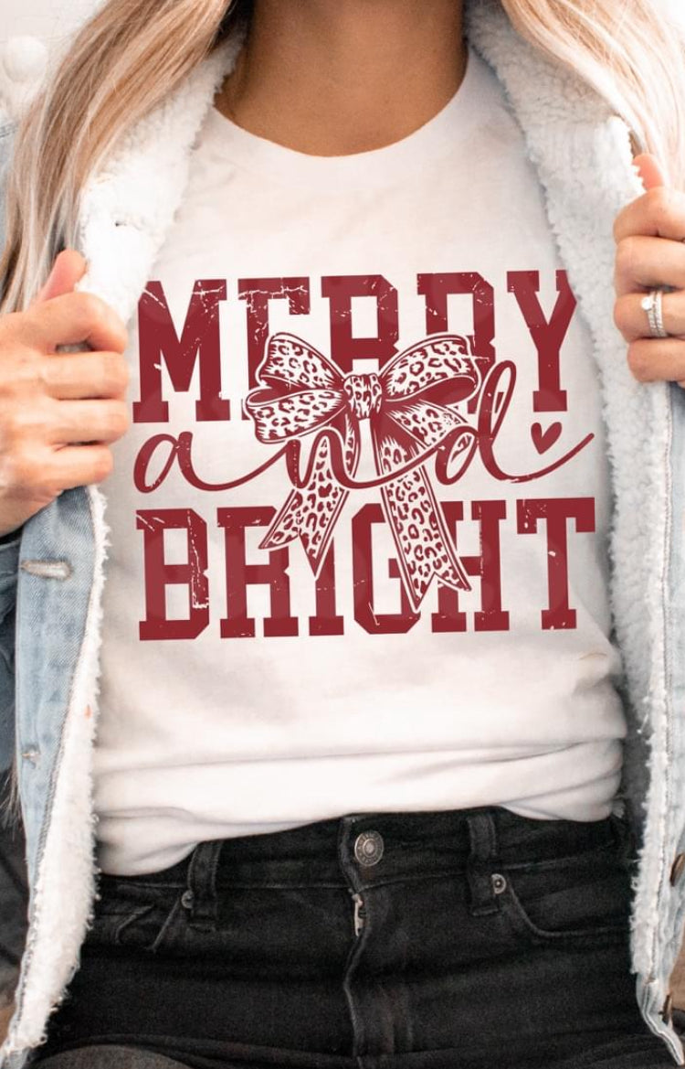 Merry and Bright tee