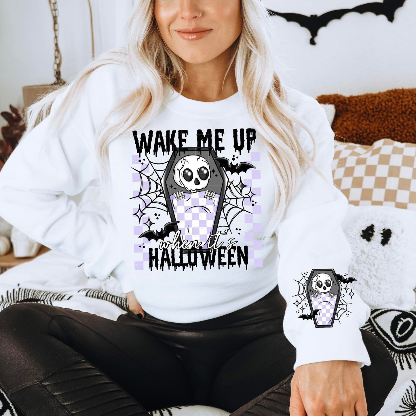 Wake Me up when it's Halloween tee