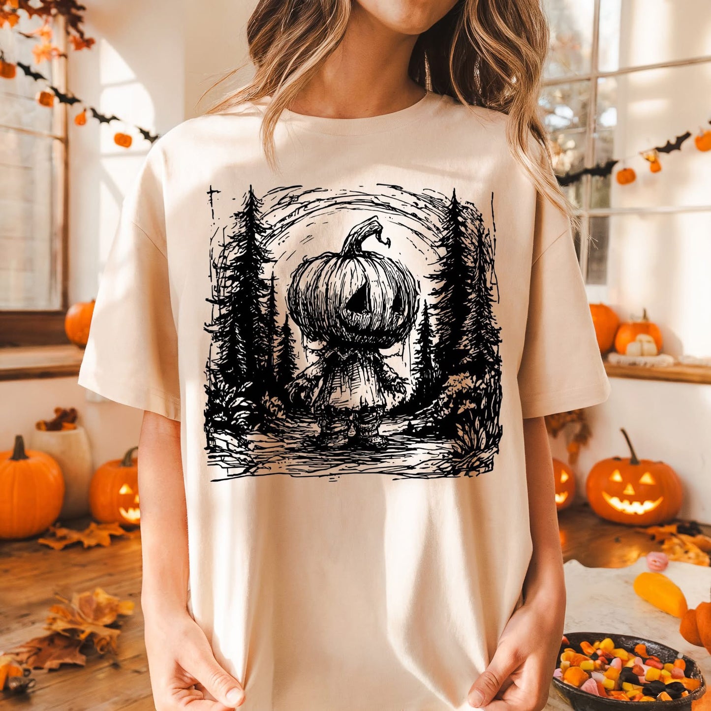 Pumpkin Head tee