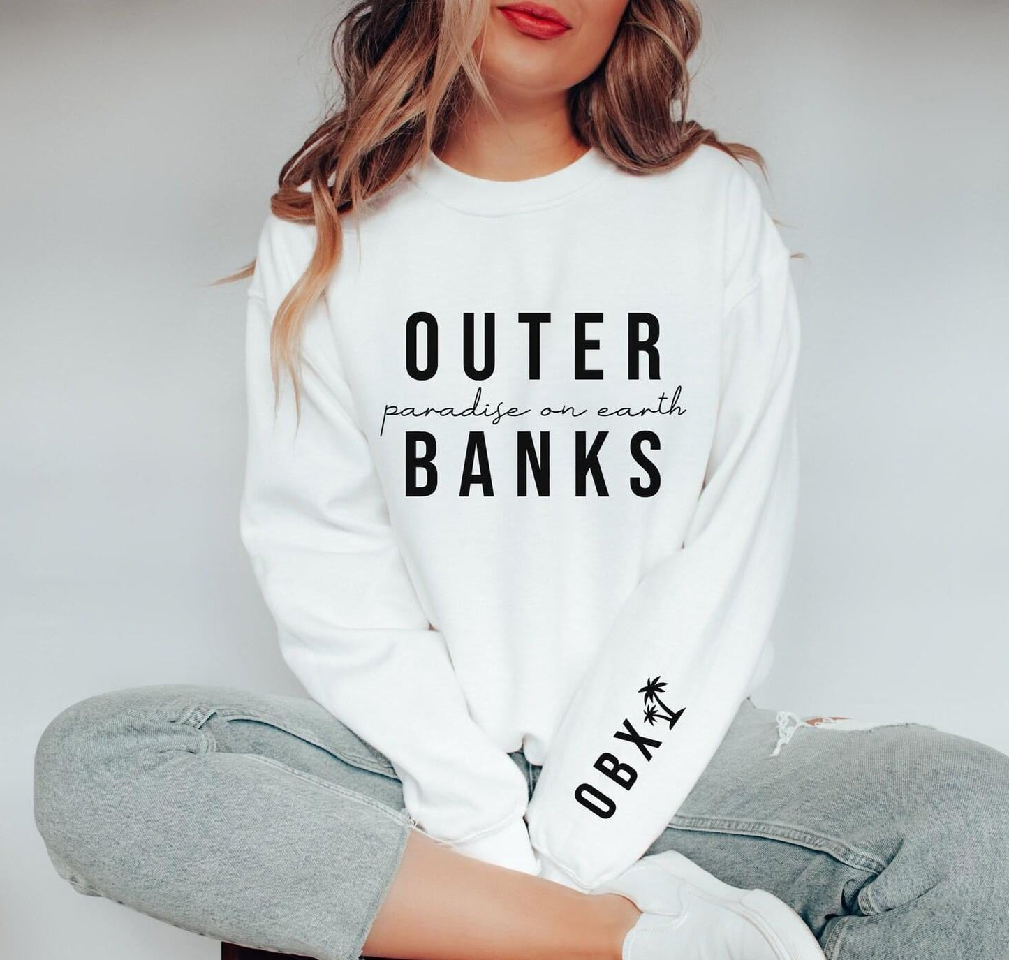 Outer Banks Sweatshirt with sleeve design