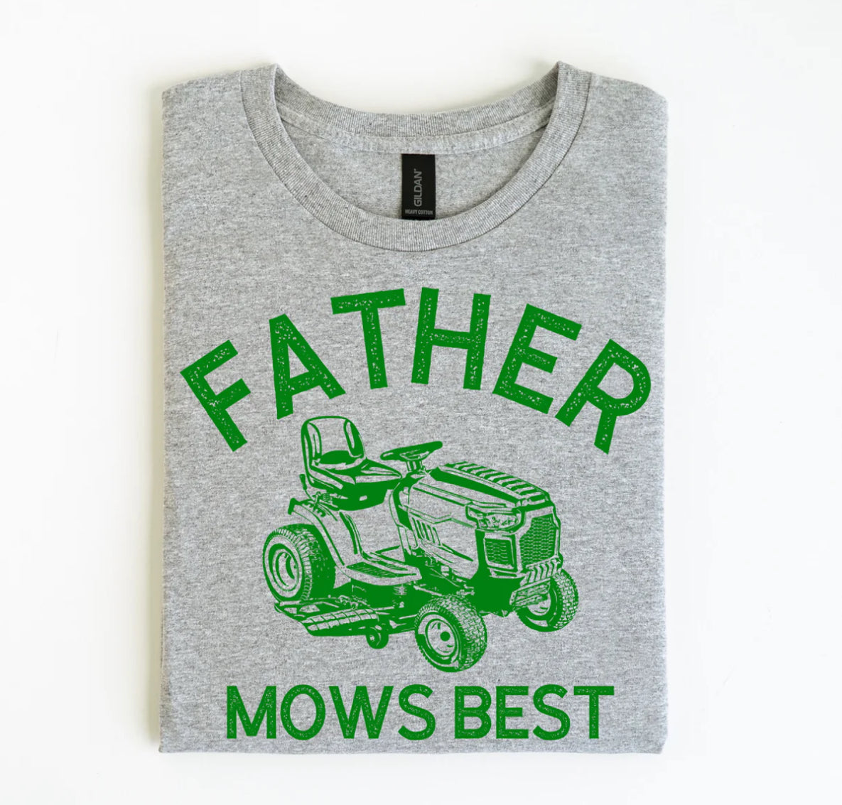 Father Mows Best tee