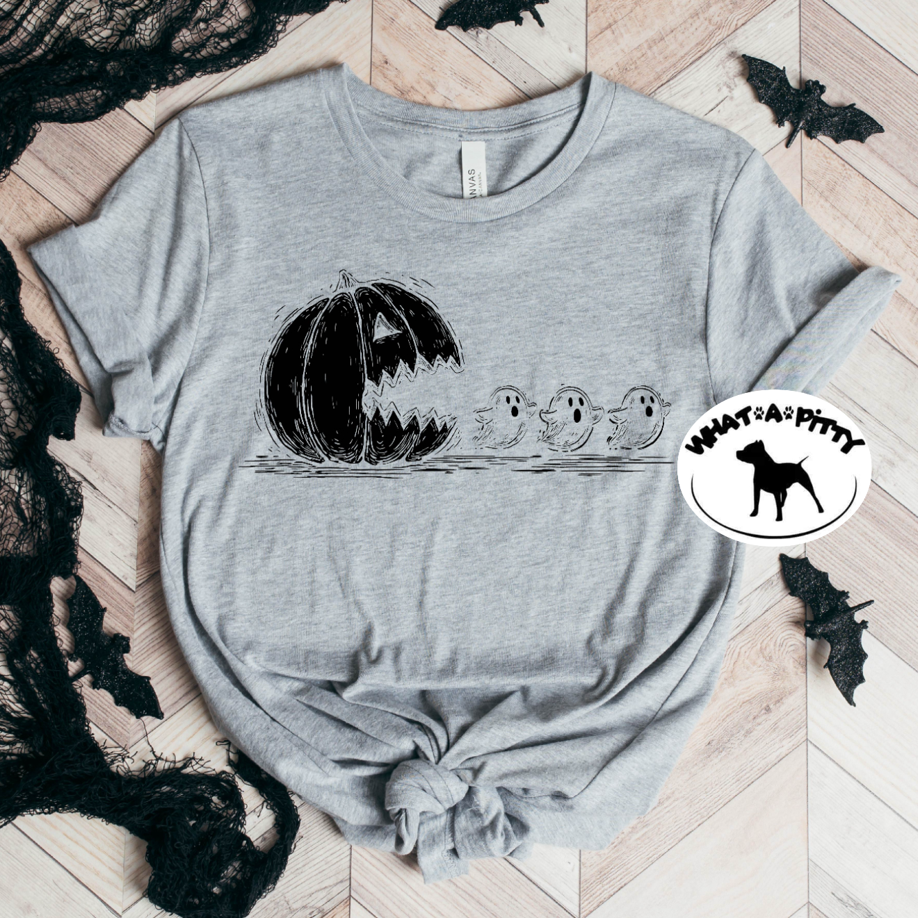 Pumpkin Chasing Ghosts tee