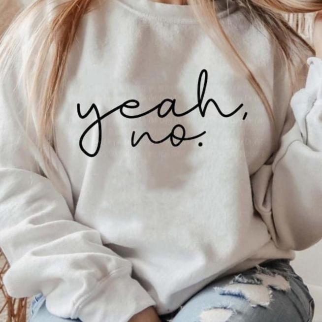 Yeah, no. tee