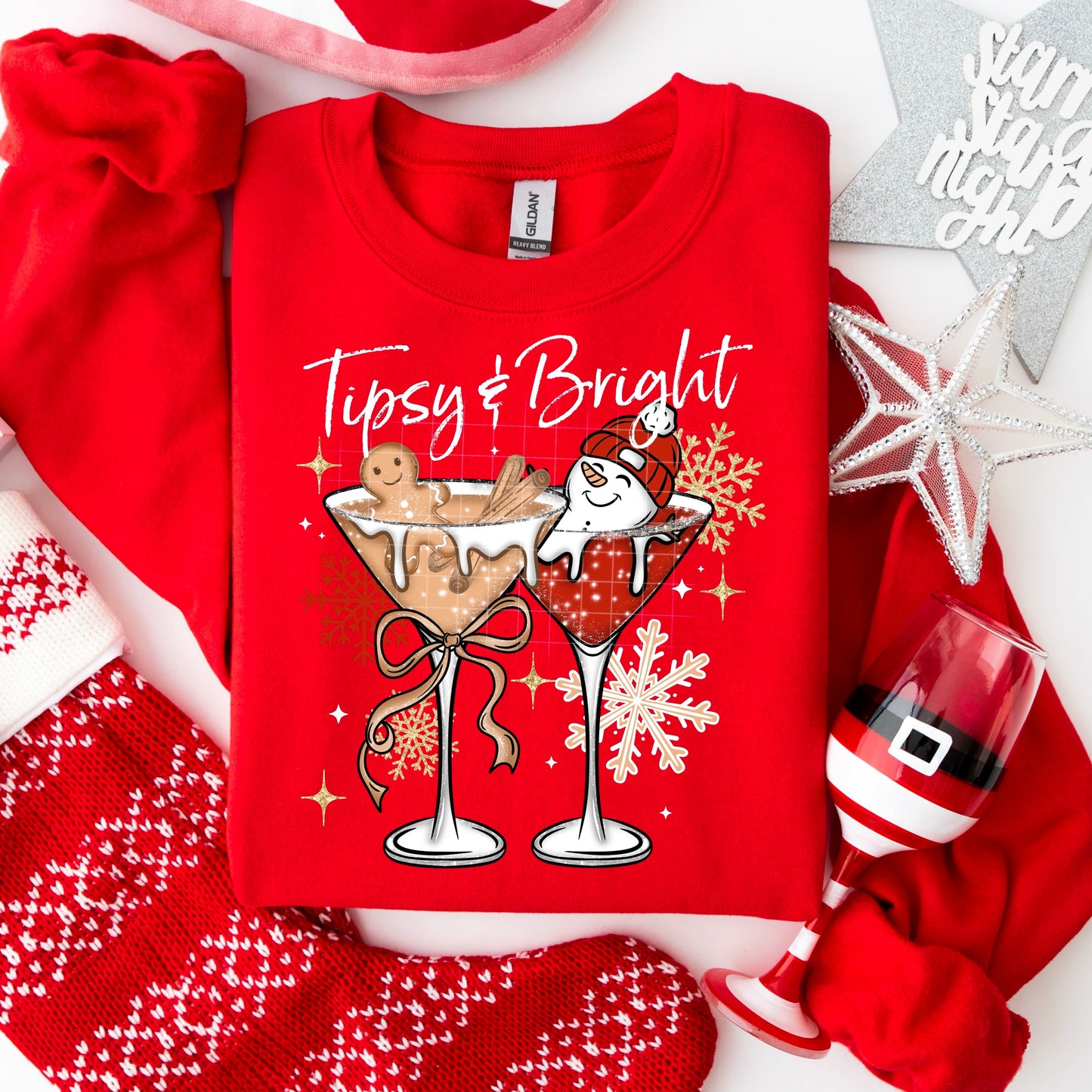Tipsy & Bright Martini tee