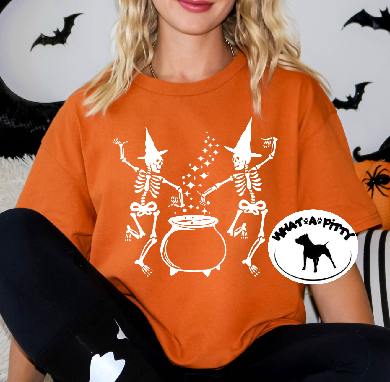 Dancing Skellie Witches tee