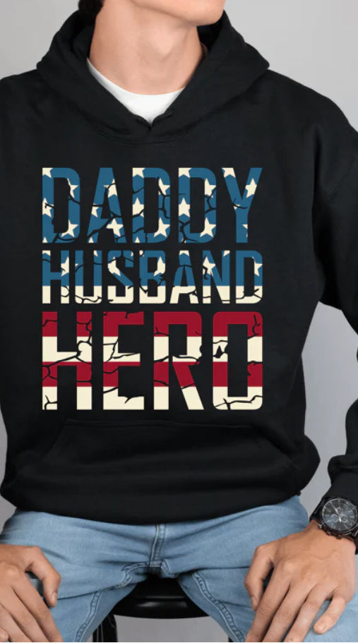 Daddy - Husband - Hero tee