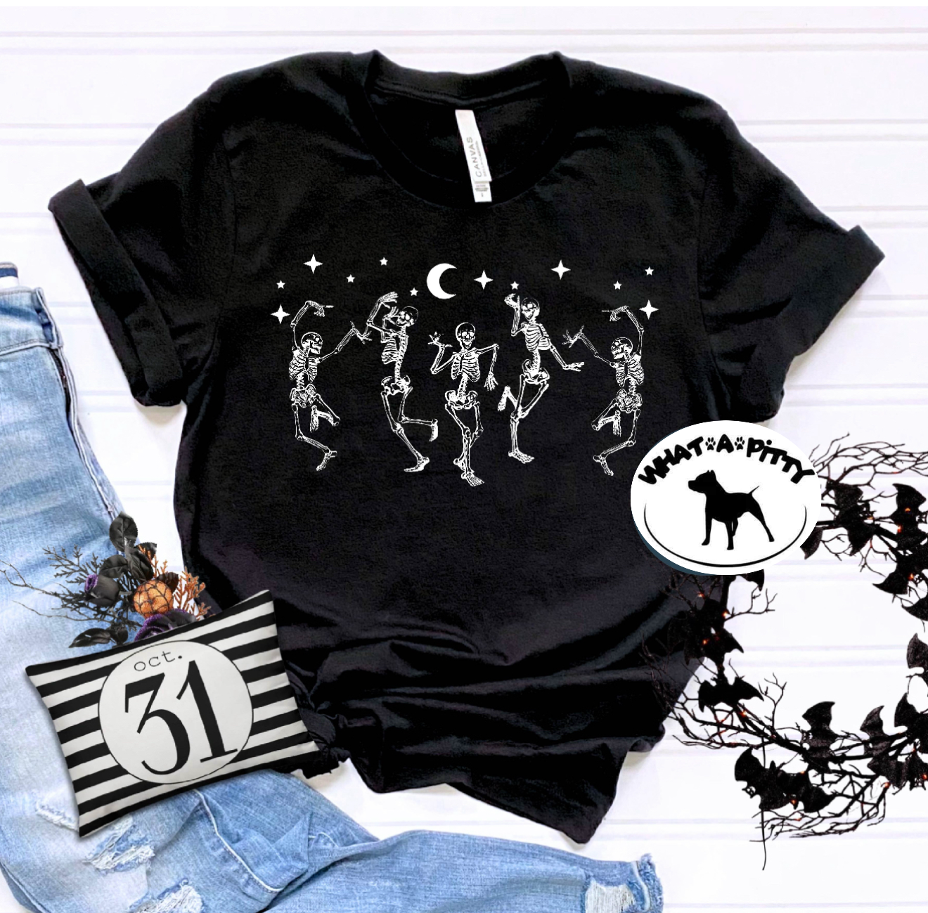 Dancing Skellie Crew tee