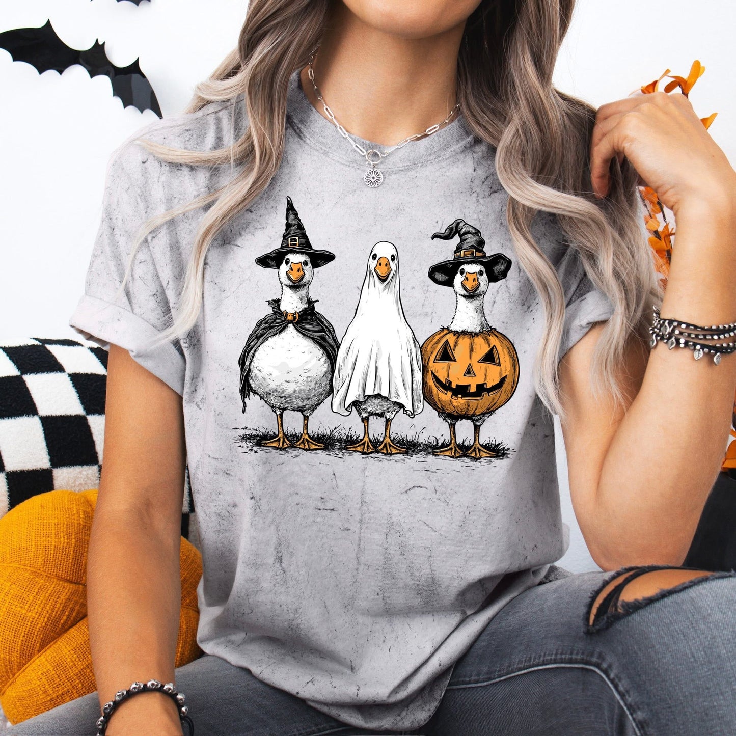 Halloween Geese tee