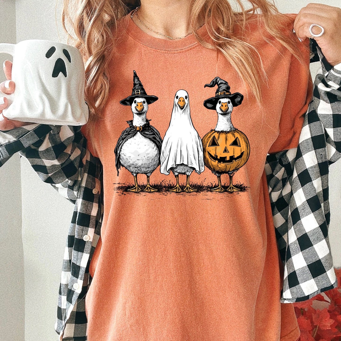 Halloween Geese tee