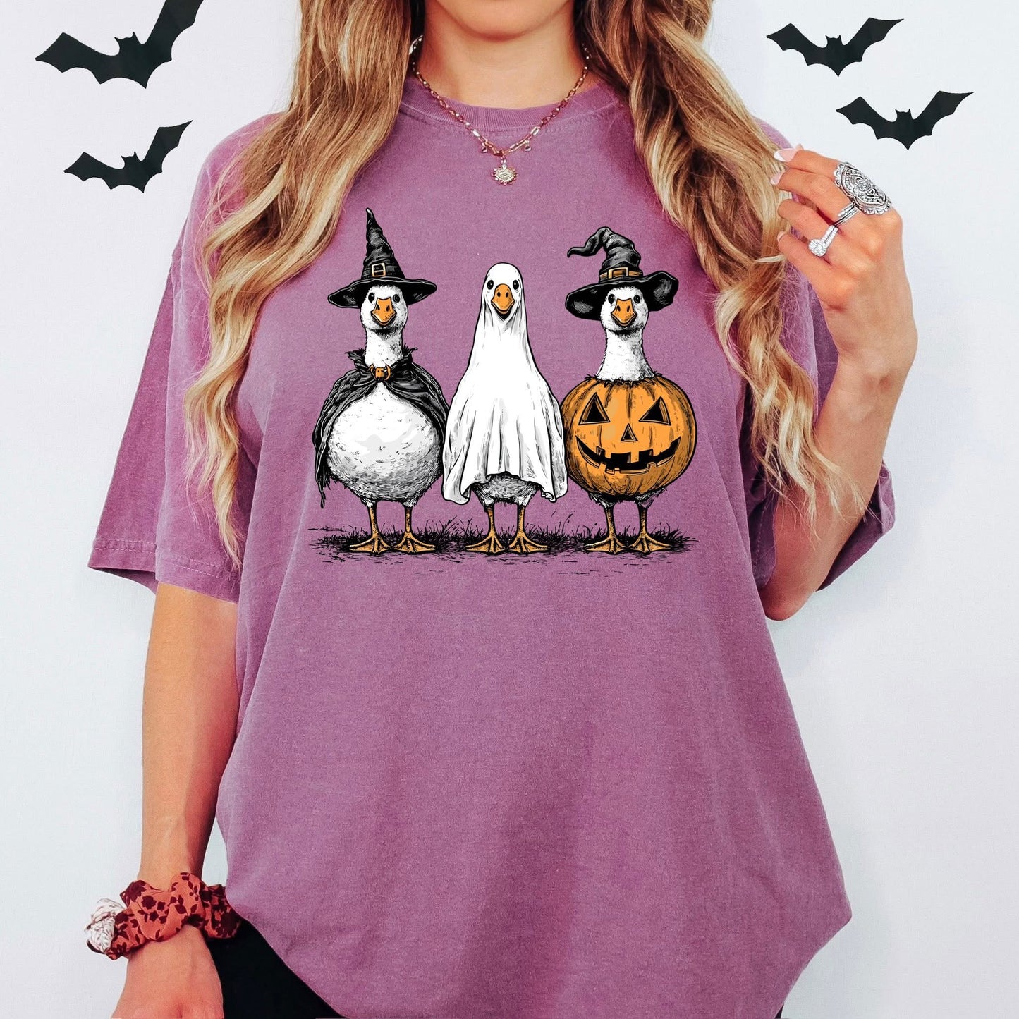 Halloween Geese tee
