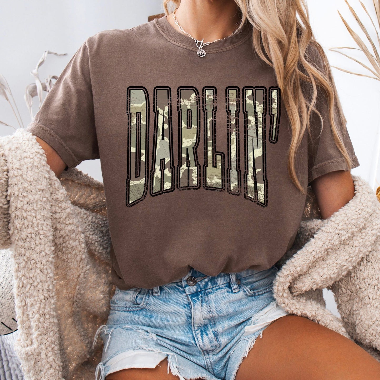 DARLIN' Camo tee