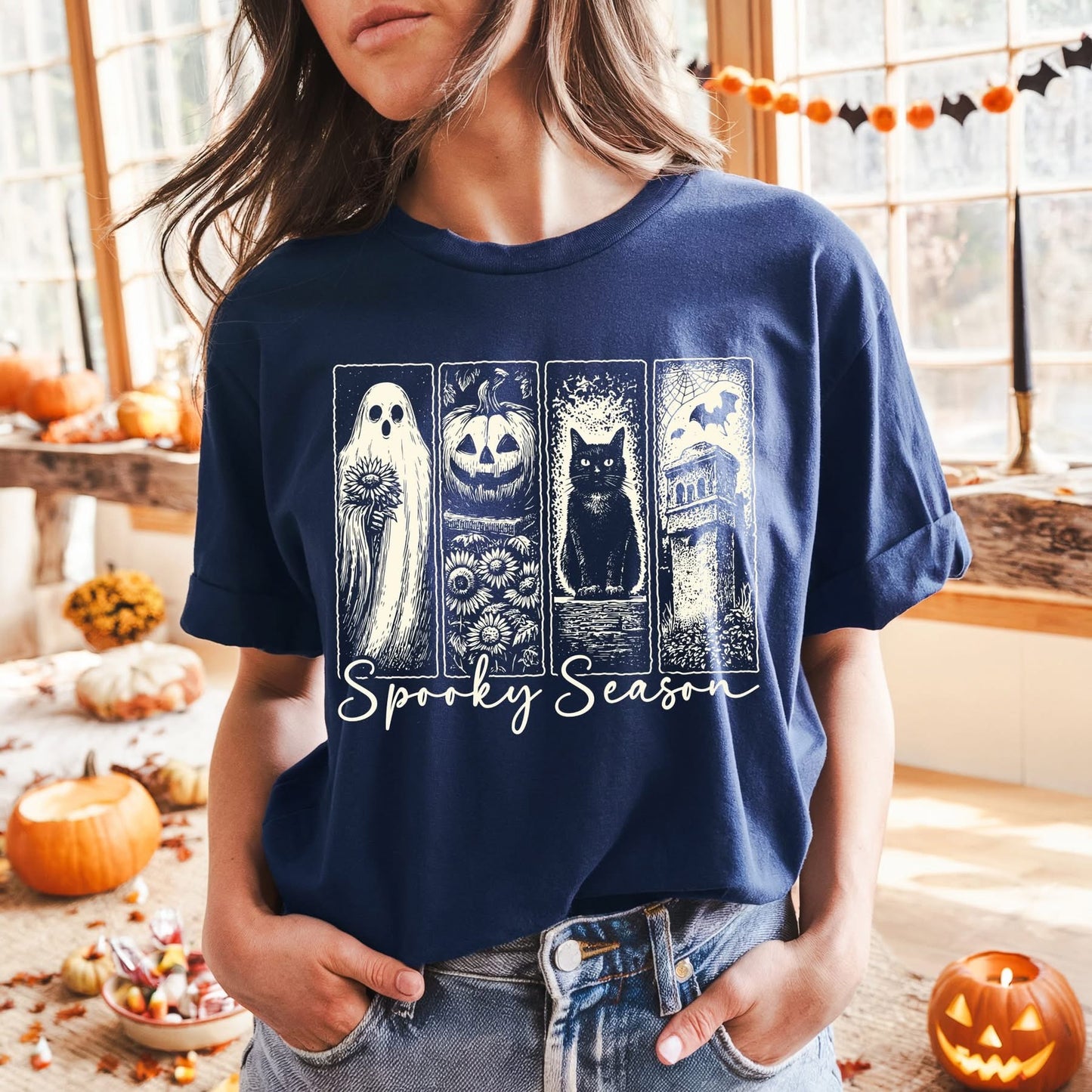 Spooky Season Picture tee