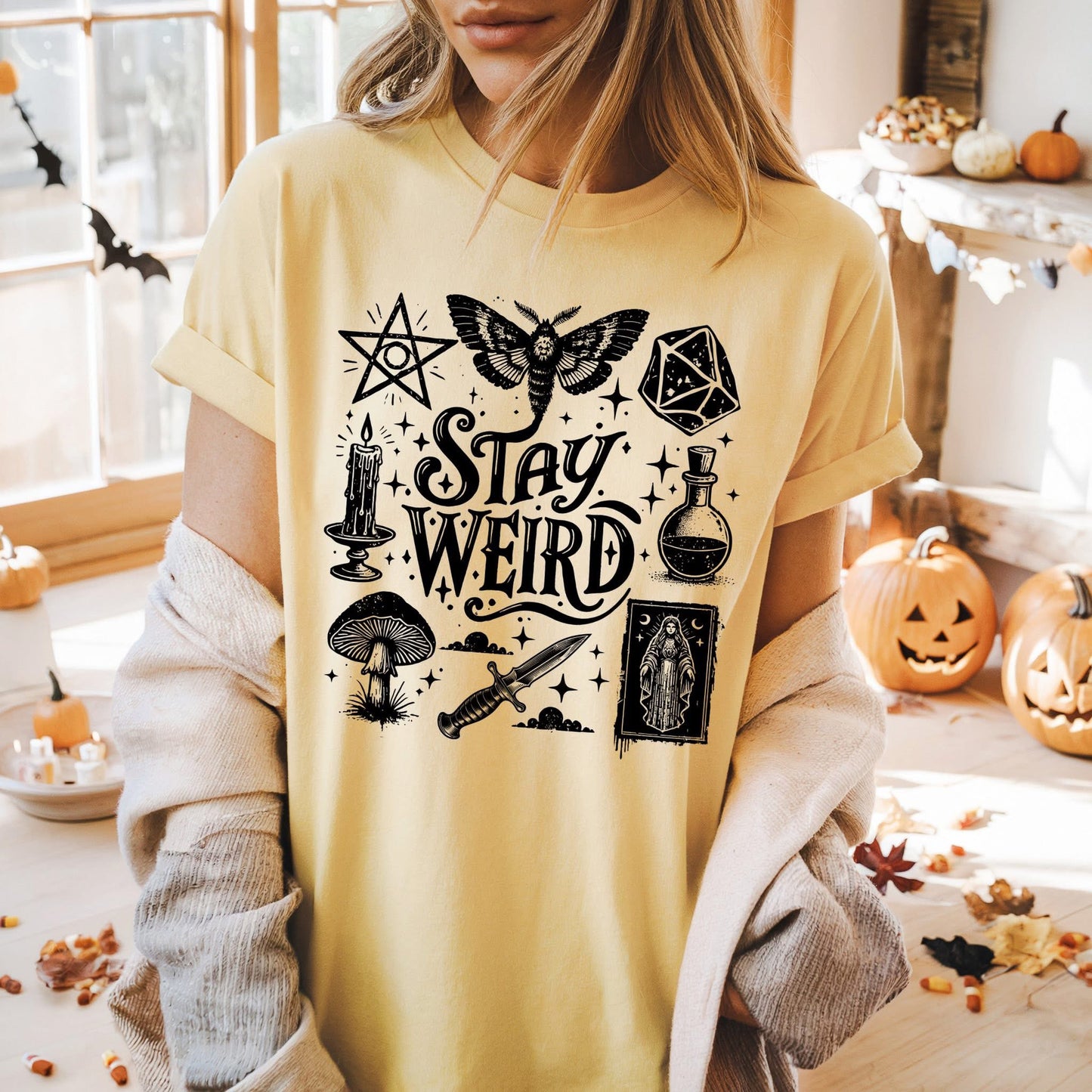 Stay Weird tee