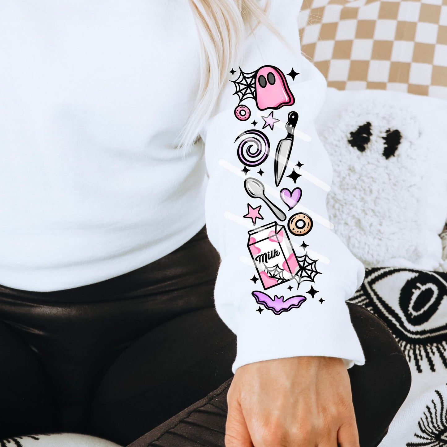 Cereal Killer sweatshirt with sleeve design