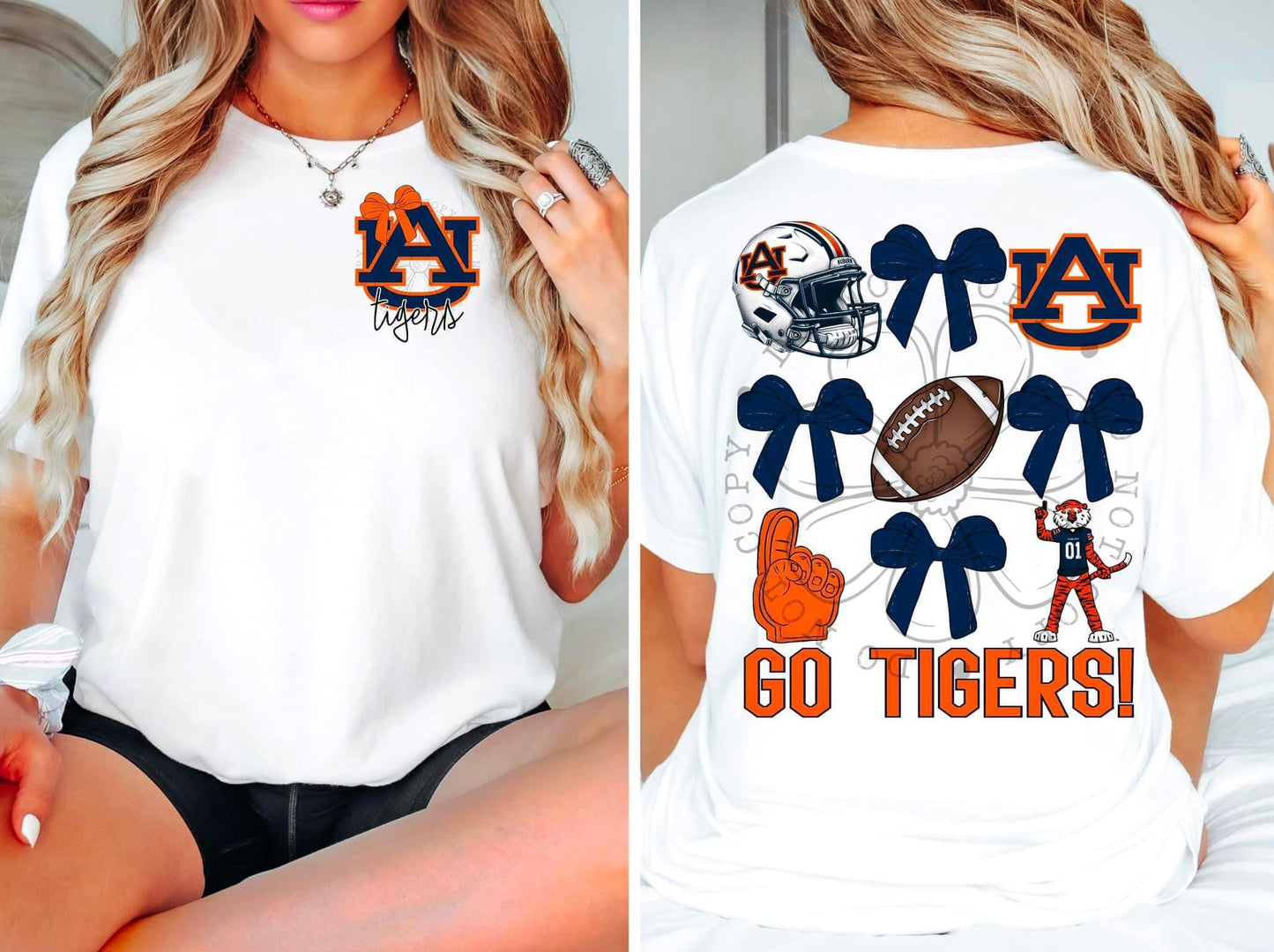 Coquette Tigers Football t-shirt