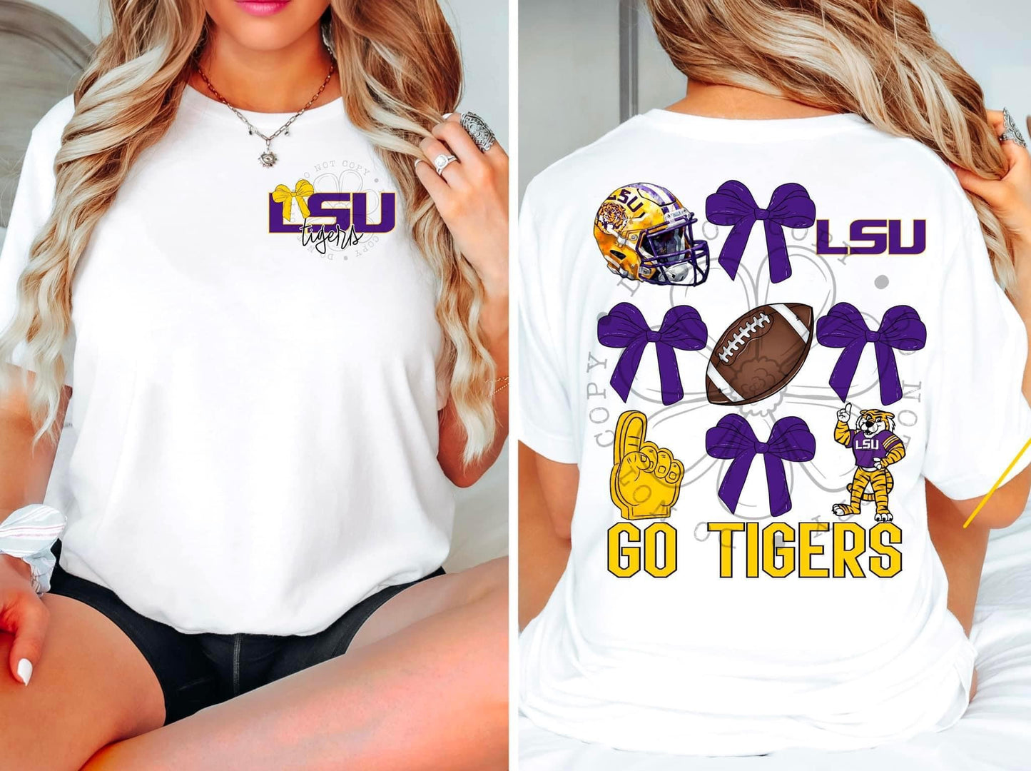 Coquette Tigers Football t-shirt