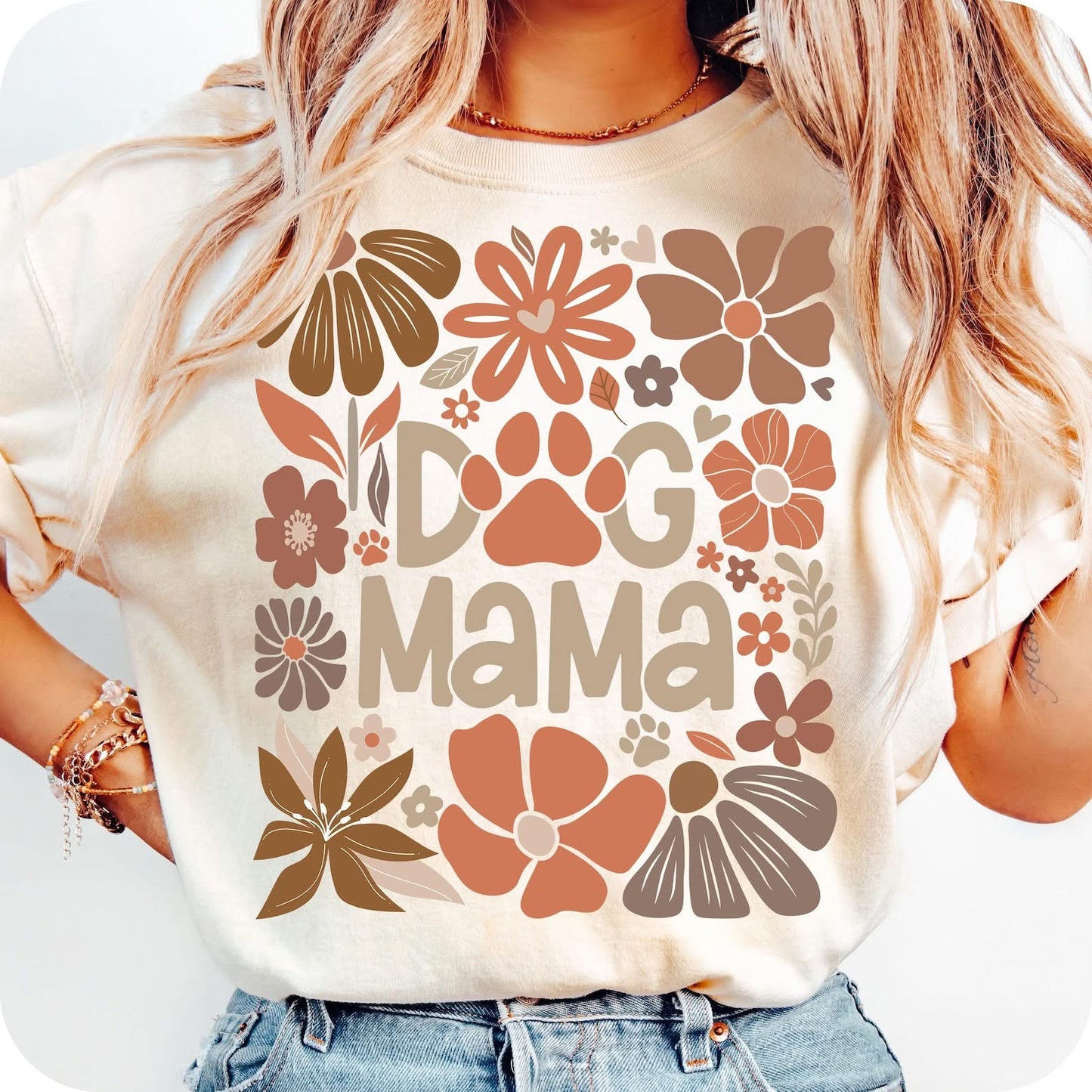 Dog Mama BOHO tee